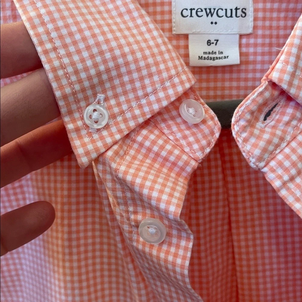 Crewcuts Boys (size 6-7) button down dress shirt